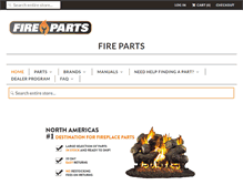 Tablet Screenshot of fire-parts.com